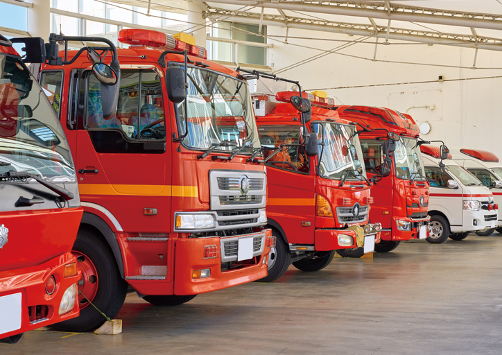 はたらく車展示
